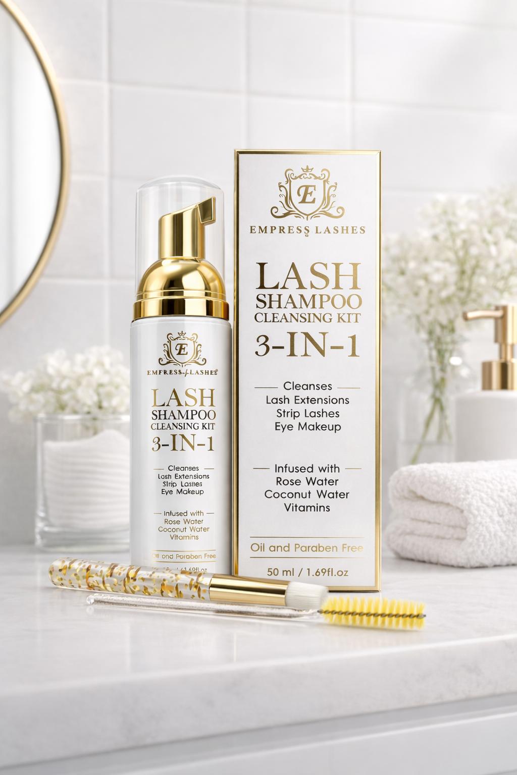Empress Lash Cleanse 50ml luxury lash care product